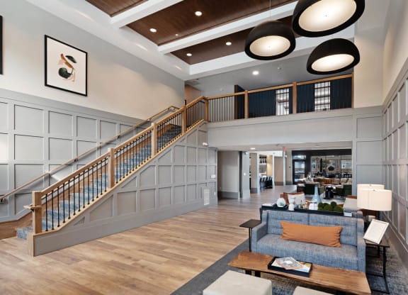 Lobby at Millberry Apartments, St. Paul, MN
