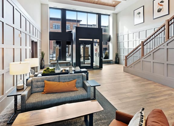 Lobby Interior at Millberry Apartments, St. Paul