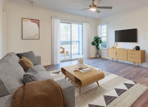 Dominium-Mulberry Place-Staged Living Room