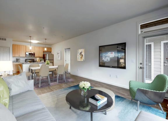 North Range Crossings_Model Apartment Living Room