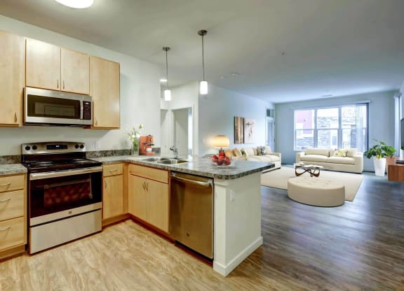 North Range Crossings_Model Apartment Kitchen