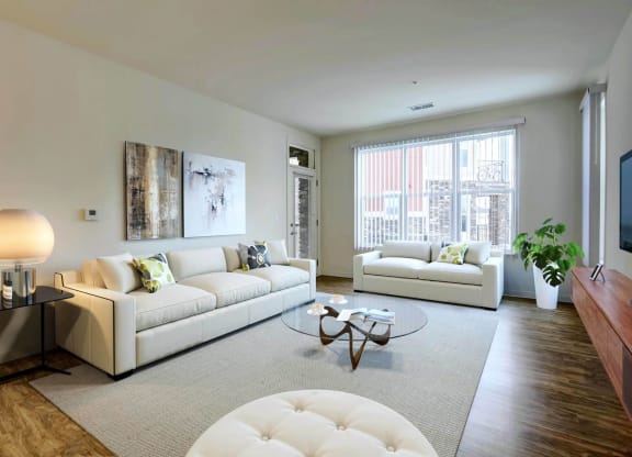 North Range Crossings_Model Apartment Living Room