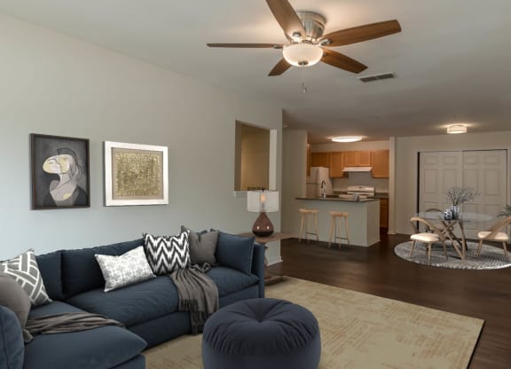 Oaks at New Hope_Model Kitchen