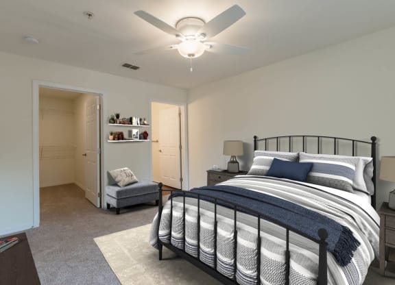 Oaks at New Hope_Model Bedroom