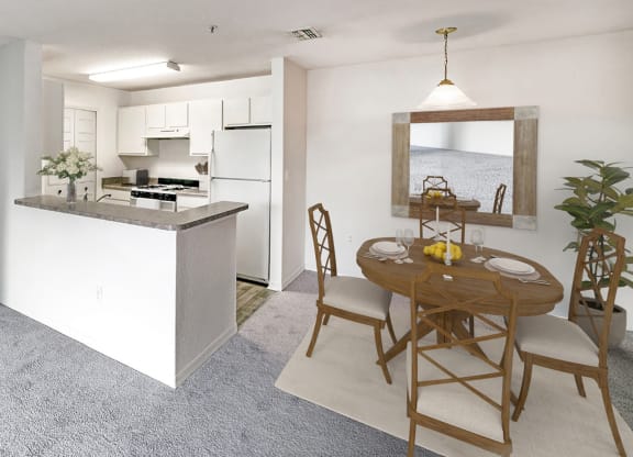 Dominium-Oaks at St John-Staged Kitchen Dining Room