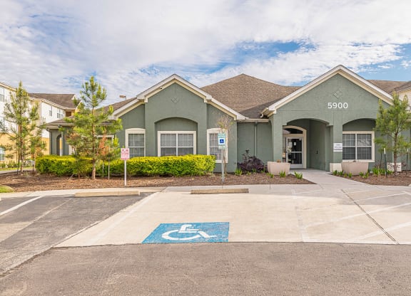 Leasing Office at Pinewood Apartments, Texas, 77396