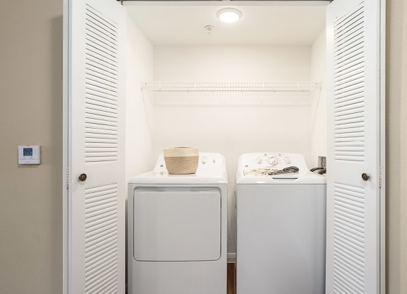 Laundry at Pinewood Apartments, Houston