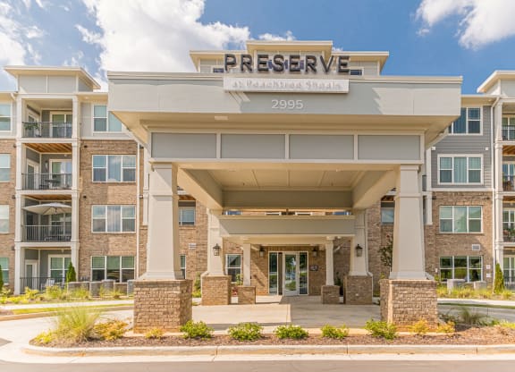 Dominium-Preserve at Peachtree Shoals-Leasing Office Entrance