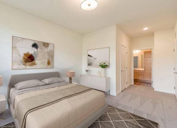 Dominium-Preserve at Peachtree Shoals-Virtually Staged Bedroom