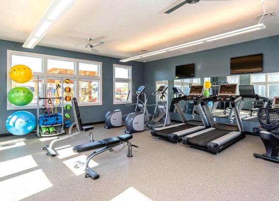 Fitness center at RiverEast, Council Bluffs Iowa