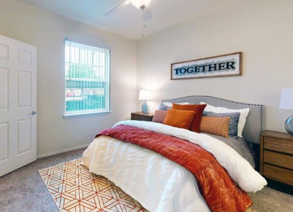 Dominium-Riverstation-Model Bedroom at Riverstation, Dallas, TX
