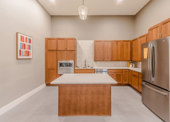Dominium-Riverstation-Community Kitchen at Riverstation, Denver