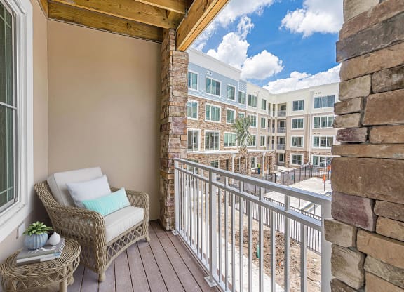 Balcony at Sandpiper Glen 62+ Apartments, Orlando, FL
