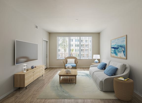 Living room area at Sandpiper Glen 62+ Apartments, Florida, 32825