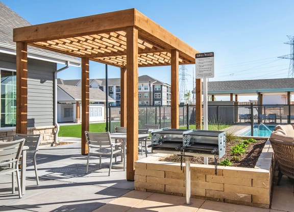 Grilling Area at Scharbauer Flats, Texas