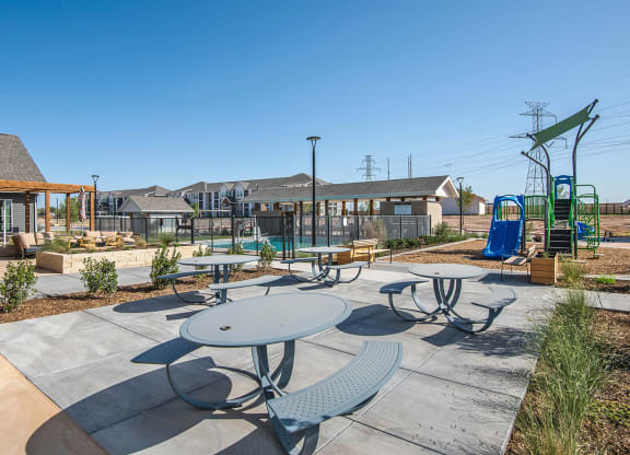 Outdoor Patio at Scharbauer Flats, Midland