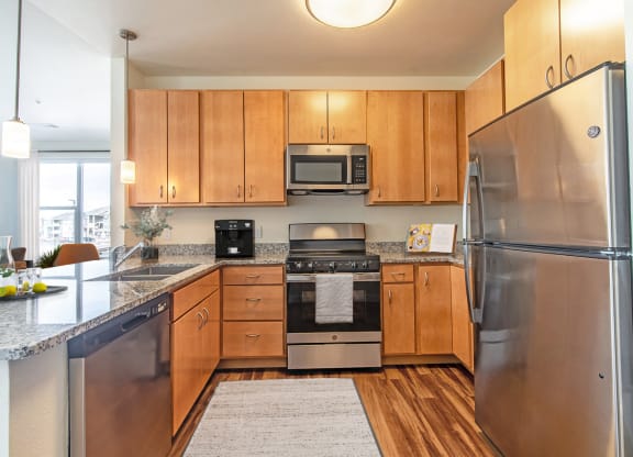 Dominium-South Range Crossings-Virtually Staged Kitchen