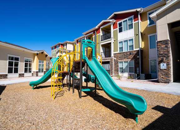 our apartments have a playground for your kids to play