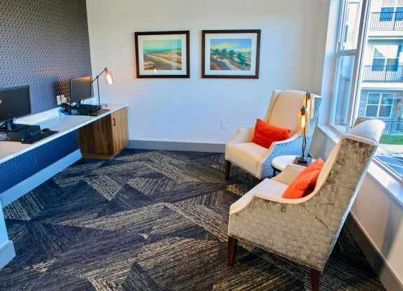 Business Center at The Legends of Spring Lake Park 55+ Living, Spring Lake Park, MN