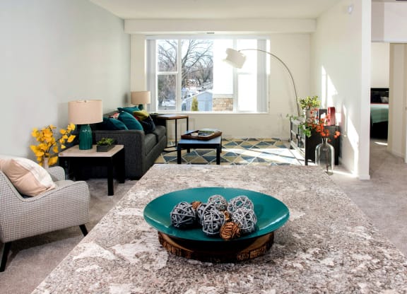 Living Room at The Legends of Spring Lake Park 55+ Living, Minnesota, 55432