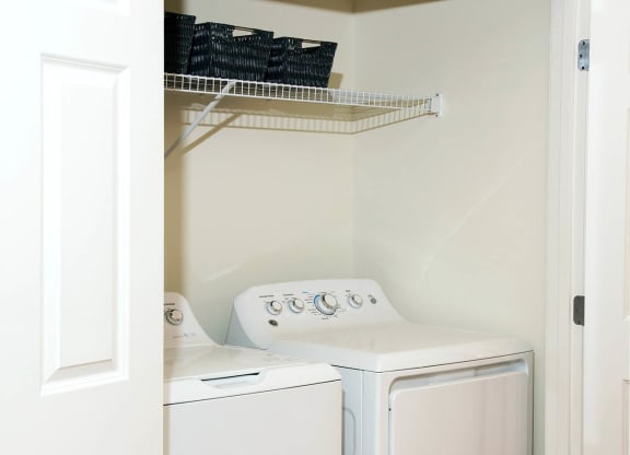 Washer Dryer at The Legends of Spring Lake Park 55+ Living, Spring Lake Park Minnesota