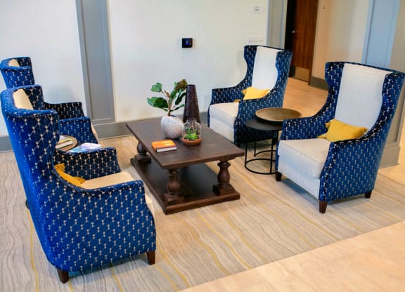 Lobby at The Legends of Spring Lake Park 55+ Living, Spring Lake Park, MN 55432