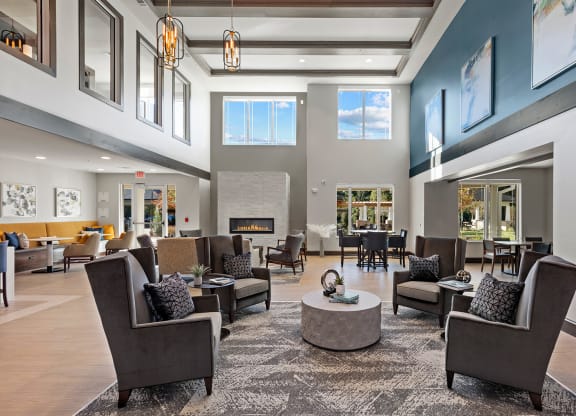 Clubroom at Stonepointe 55+ Apartments, Lithonia 30058