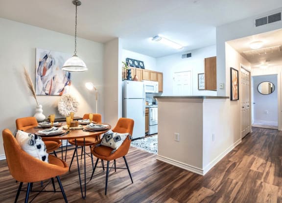 Dining And Kitchen at Stoneridge Apartments, Pflugerville, TX 78660