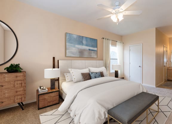 Dominium-The Springs-Bedroom at The Springs, Pasadena, TX 78620