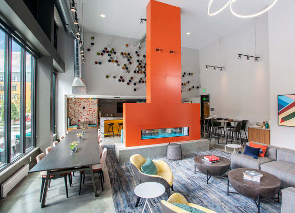 Common Room at Union Flats, St. Paul, 55114