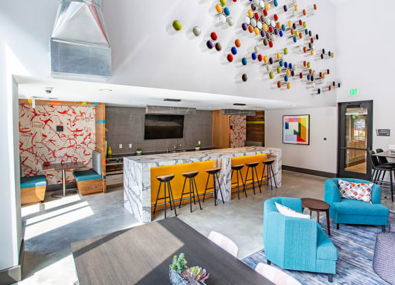 Clubhouse With Kitchen at Union Flats, St. Paul