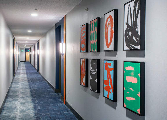 Hallway at Union Flats, St. Paul Minnesota