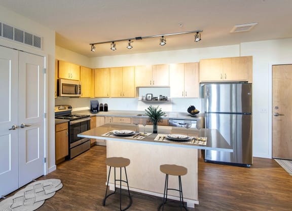 Gourmet Kitchen at Union Flats, St. Paul Minnesota
