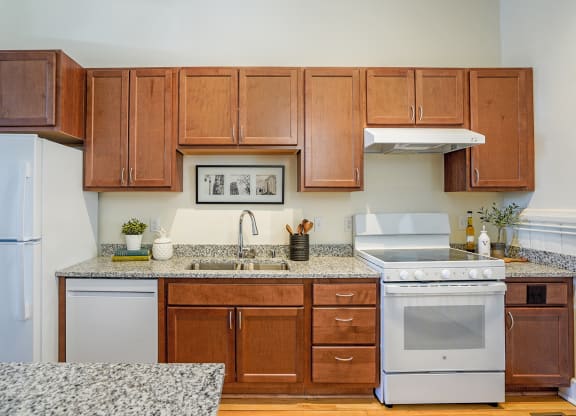 Fully Furnished Kitchenat Upper Post Flats, Fort Snelling, MN 55111