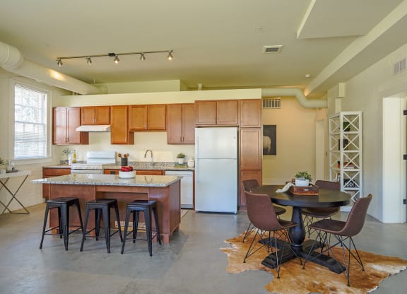 Dining Room and Kitchenat Upper Post Flats, Fort Snelling, MN