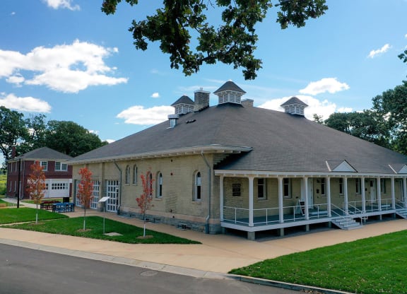 Building Exterior Area at Upper Post Flats, Minnesota