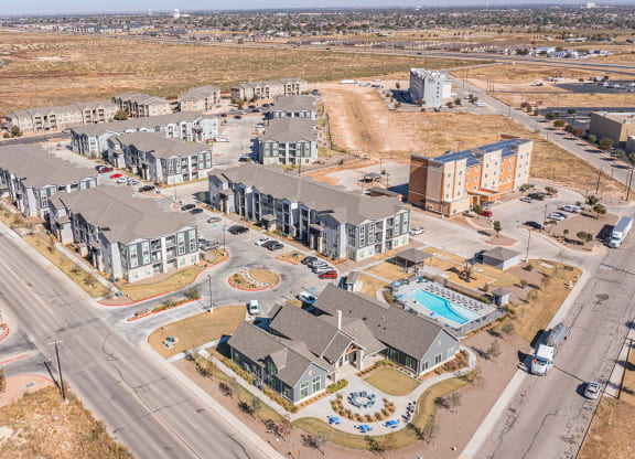 Aerial Community View at Ventura at Tradewinds, Midland, Texas