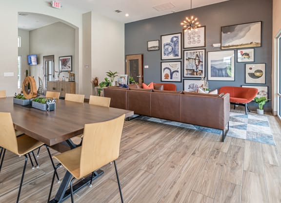 Community Room at Vermillion Apartments, Houston, TX 77021