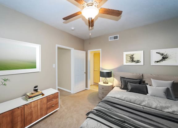 Bedroom at Villa Springs, Houston