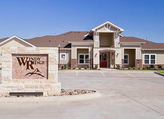 Property Signage at Windy Ridge, Austin, TX 78726