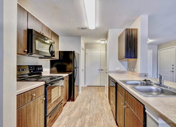 Kitchen With Sink And Faucet at Windy Ridge, Texas