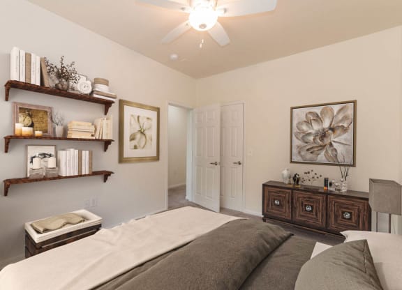 Bedroom at Woodway Village, Austin, TX