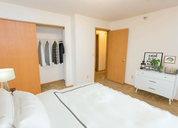 Dominium_Albertville Meadows_Virtually Staged Apartment Bedroom