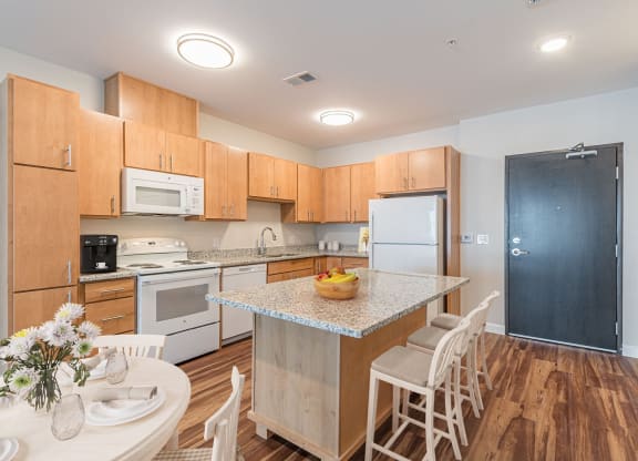 Eat In Kitchen at Briar Park 55+ Apartments, Georgia