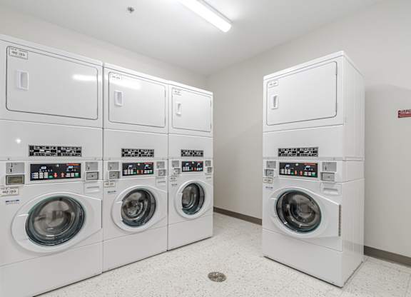 Laundry Room at Briar Park 55+ Apartments, Atlanta 