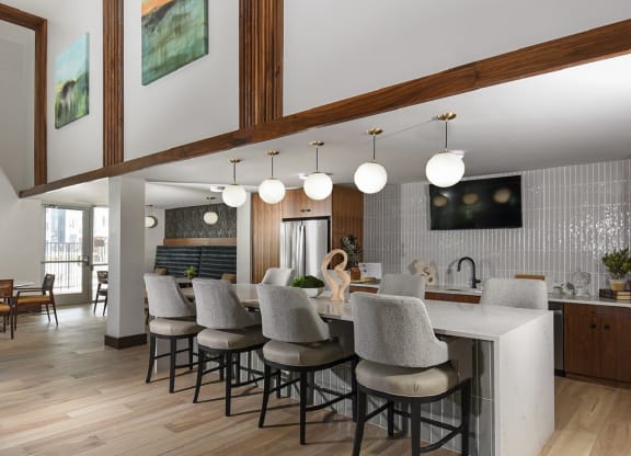 Clubhouse Kitchen at Casa Azure 55+ Apartments, Phoenix, AZ