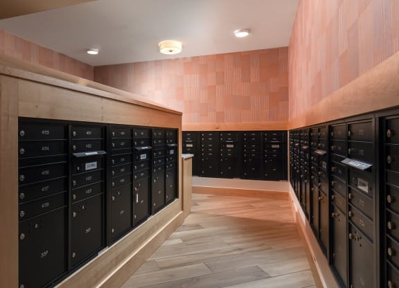 Mailroom at Casa Azure 55+ Apartments, Phoenix, AZ 85035