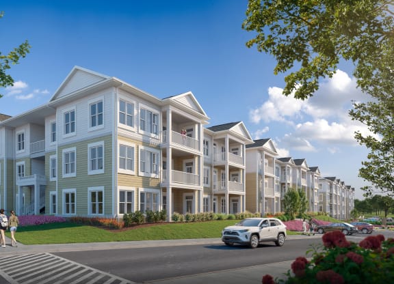 Exterior View at Creekridge on the Park, Charlotte North Carolina
