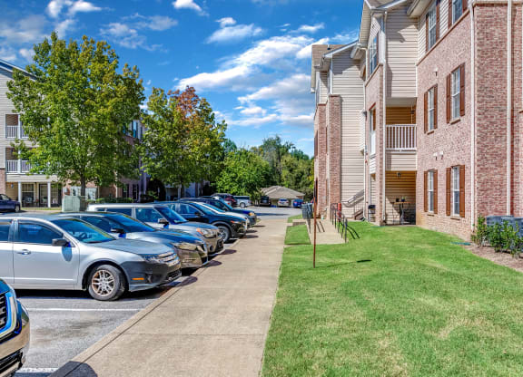 Parking Lot at The Flats on Waters Edge, Hermitage, TN 37076