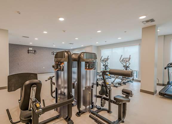 Modern Fitness Center at Heron Ridge 62+ Apartments, Florida